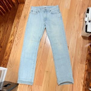Uniqlo Men's Light Blue Straight Jeans